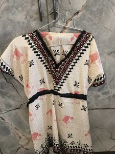 Boho Elephant Print Kurta