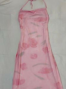 Pretty Pink Floral Slip Dress
