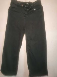 H&amp;M Dark Wash Wide-Leg Jeans