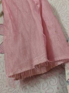 Old handmade Pink Sparkly Ruched Dress