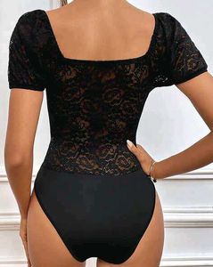 Black Lace Bodysuit