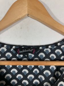 Black Printed Top(Women’s)