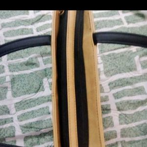 Stylish Two-Tone Tote Bag