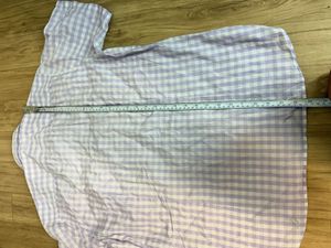 Men's Gingham Short Sleeve Shirt