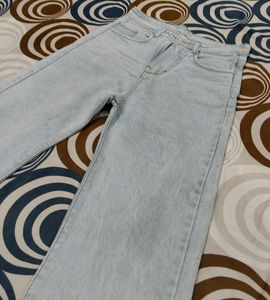 Light Wash Wide Leg Jeans Unisex
