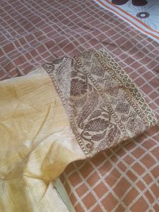new cream high neck Elegant Ethnic Blouse