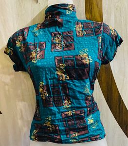 Vintage Patterned Top