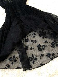Gorgeous Black Floral Lace Nightdress