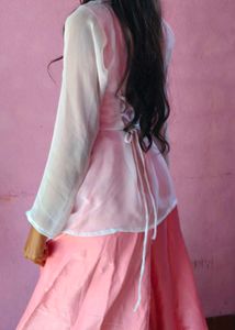 Transparent Kurta Set with Palazzo