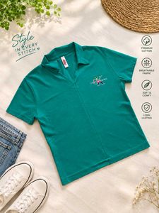 Calvin Klein Jeans Teal Polo T-Shirt
