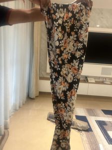 Floral Print Tights