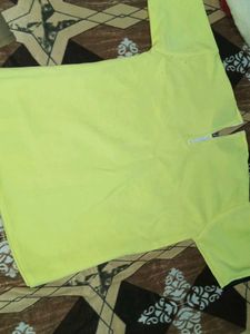 Yellow Embroidered tshirt