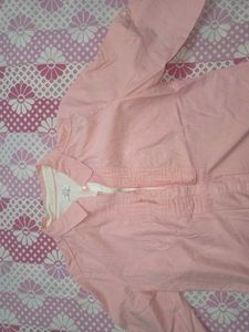 Chic Pink Collared Shirt