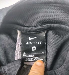 Nike Dri-fit grey &amp; black track jacket