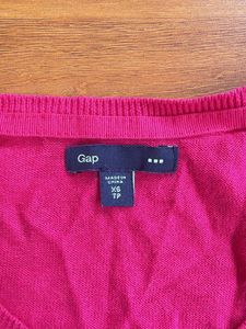 Gap Pink Button-Up Cardigan