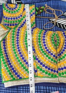 Embroidered multicolour Blouse