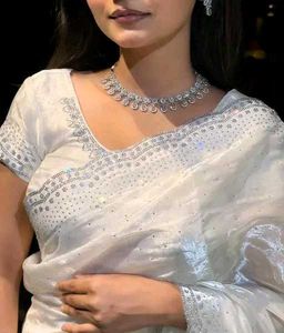 Elegant White Jimmy Choo sare with Pinteresty look