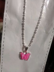 Butterfly Pendant Necklace (it's fully untouched)