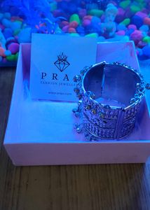 PRAO Silver Cuff Bracelet