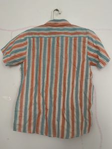 Men's Striped Short Sleeve Shirt