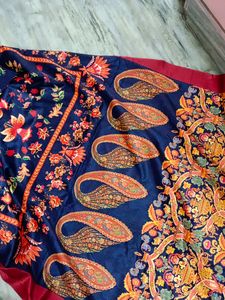 Pashmina Suit With Velvet Dupta