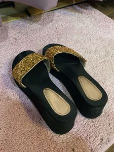 Sparkly Wedge Sandals