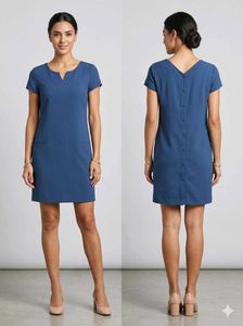 Promod Stylish Blue Sheath Dress