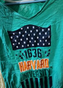 Harvard Top With Embroidery Logo