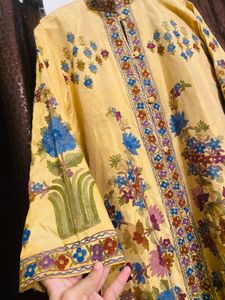 Kashmiri silk coat
