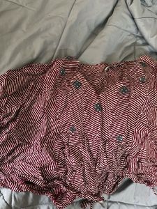 Maroon Printed top from pantaloons