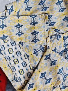 (ganpati offer) Retro Print Button-Up Shirt