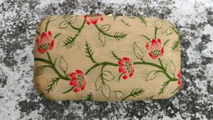 Set Of 2 banarasi Clutches Rusted