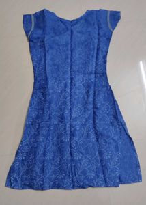 Blue Printed Kurta