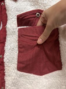 Zink London Cozy Sherpa Jacket- New With Tag