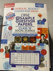 Oswaal CBSE Class 10 Social Science Sample Papers