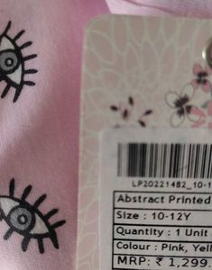 Pink Patterned Casual T-Shirt