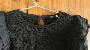 Chic Black Crop Top
