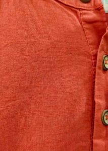 Coral Bandhgala Kurta Shirt