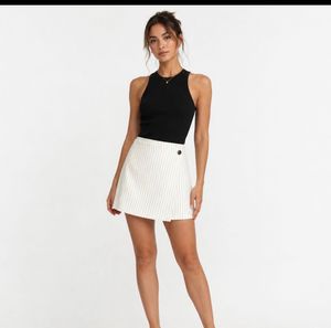 Pinstripe Skort