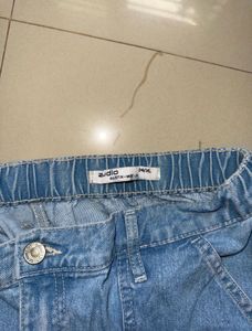 Light Wash Cargo Jeans