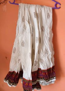 Boho Cotton Maxi Skirt