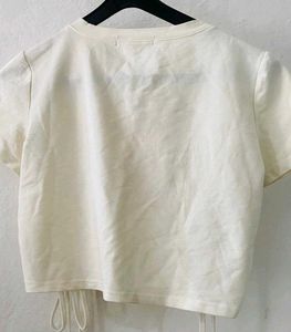 Cute Car Graphic Cropped Tee