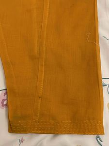 Mustard Yellow Palazzo Pants/ Salwar