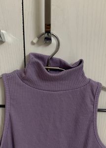 ⛔Sale❤‍🔥Lilac Turtle Neck Top