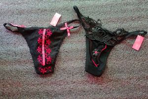 Women's Lingerie Thongs (Set of 2)