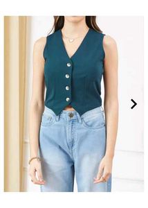 Chic Sleeveless V-Neck Vest Top