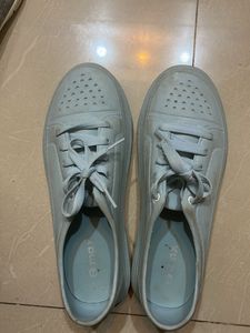 Light Blue Platform Sneakers