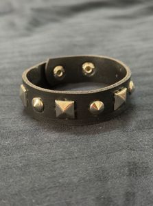 Studded Leather Bracelet