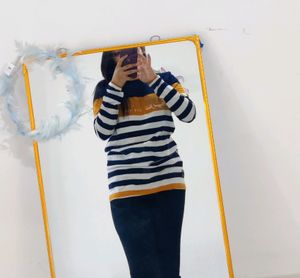 S Full Sleeve T-shirt For Women Girls
