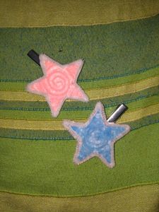 Cute Plush Star Hair Clips (Set of 2)
